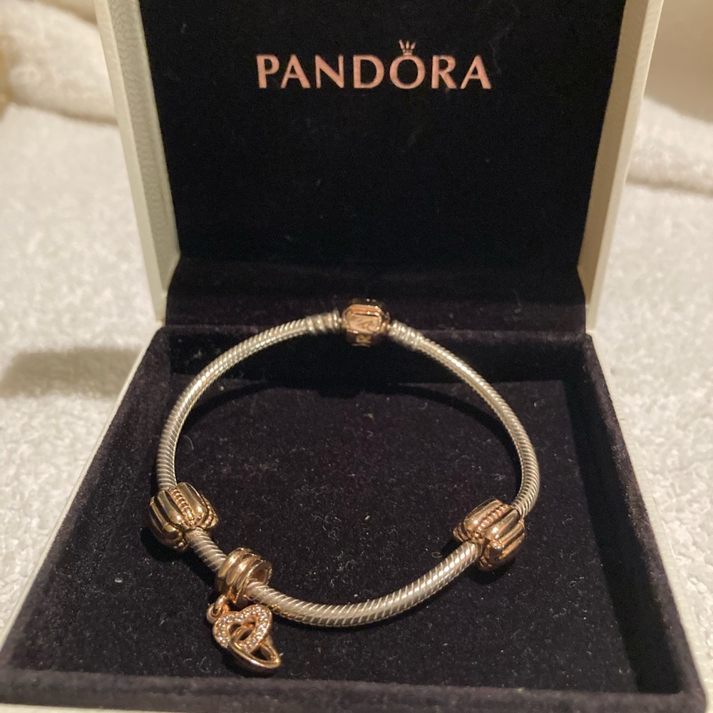 Pandora bracelet with charms perfect gift for someone special